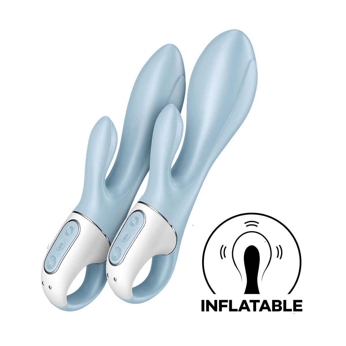 Image secondaire de Vibration de Stimulation Double Satisfyer Bleu