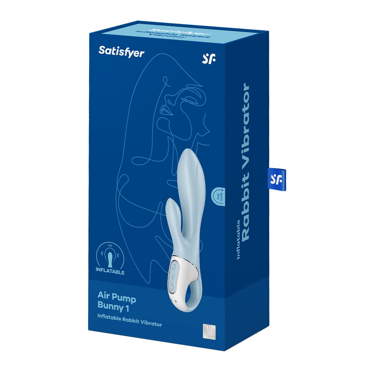 Vibrátor pro dvojici Dual Stimulation Satisfyer Modrý