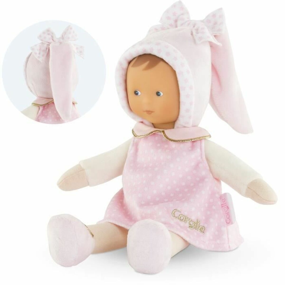 Knuffel Corolle Miss Reves d'Étoiles 25 cm Roze Stof Ster