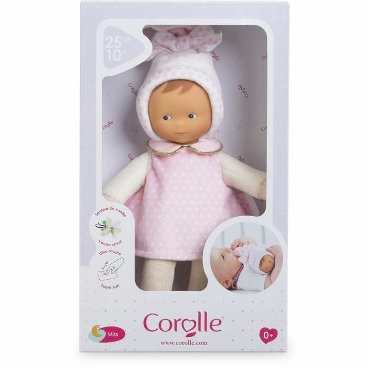 Knuffel Corolle Miss Reves d'Étoiles 25 cm Roze Stof Ster