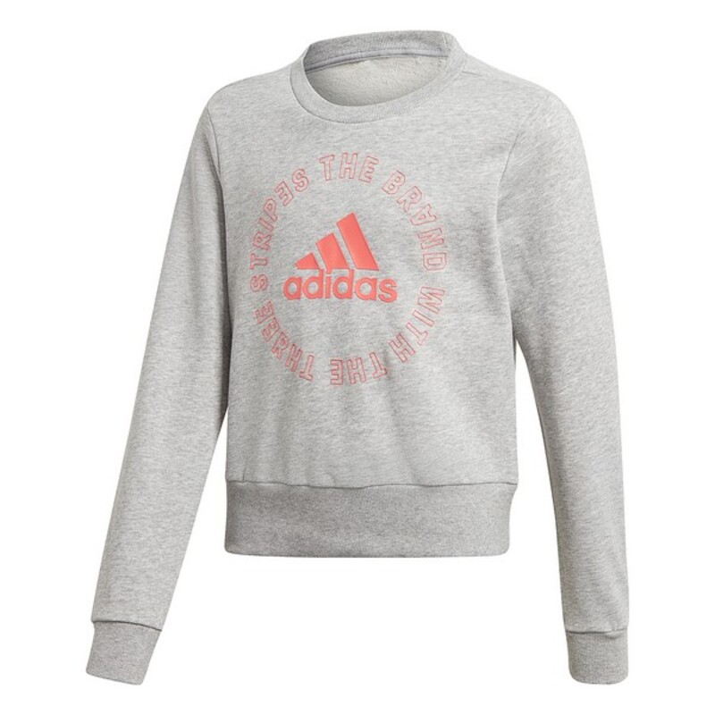 Children’s Sweatshirt Adidas G BOLD CREW 0070 Grey
