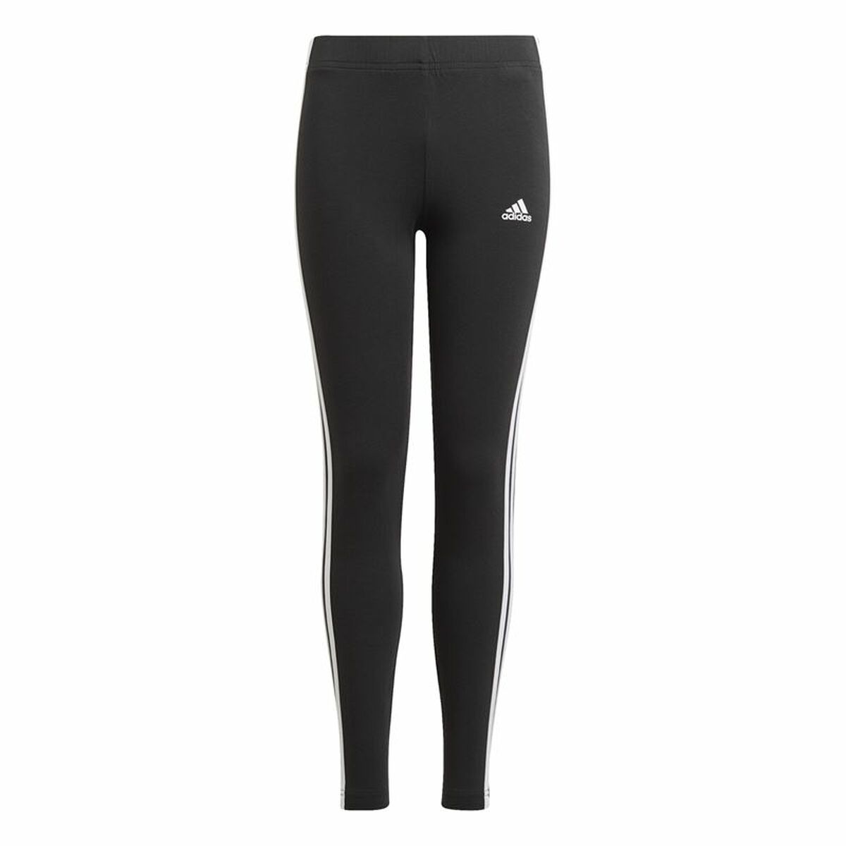 Leggings de Sport Adidas Essentials 3 Stripes Noir