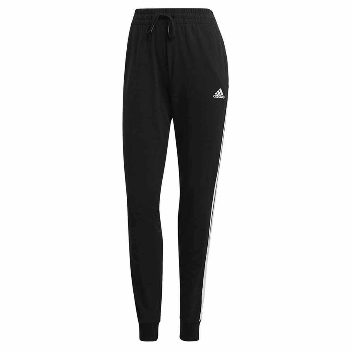 Pantalon de sport long Adidas 3S Sj C Pt Noir Femme