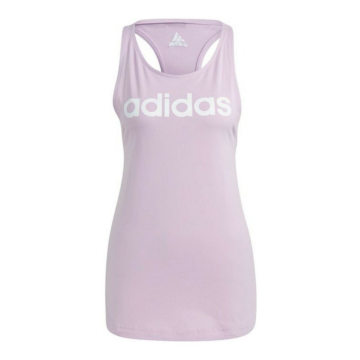 Tank Top Dames Adidas Essentials Logo Lavendel