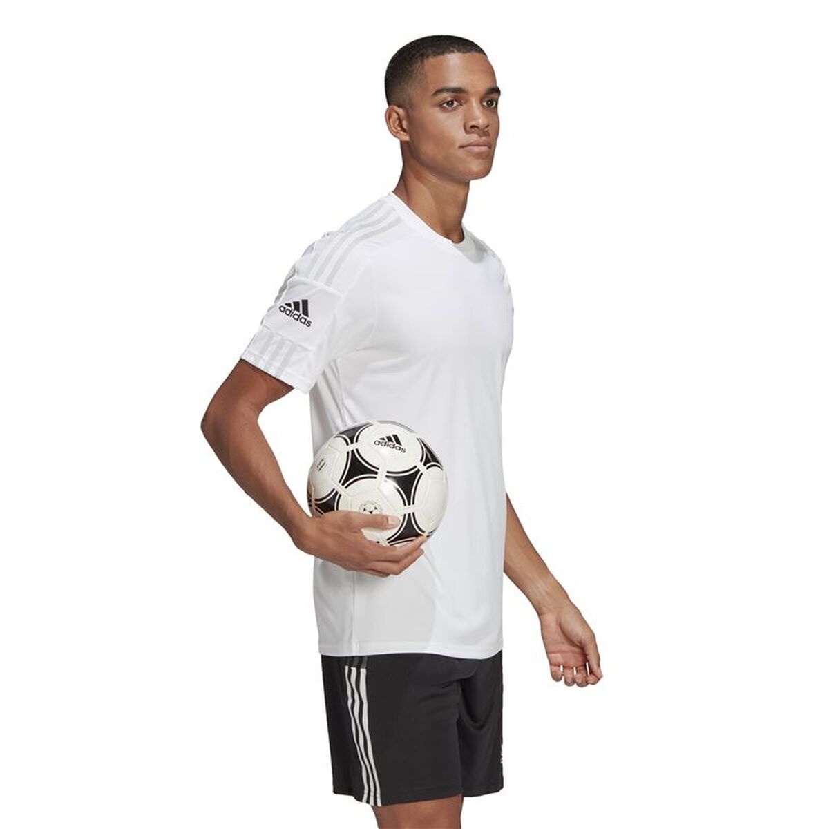 Heren Voetbal T-shirt met Korte Mouwen Adidas Squad 21 Ss