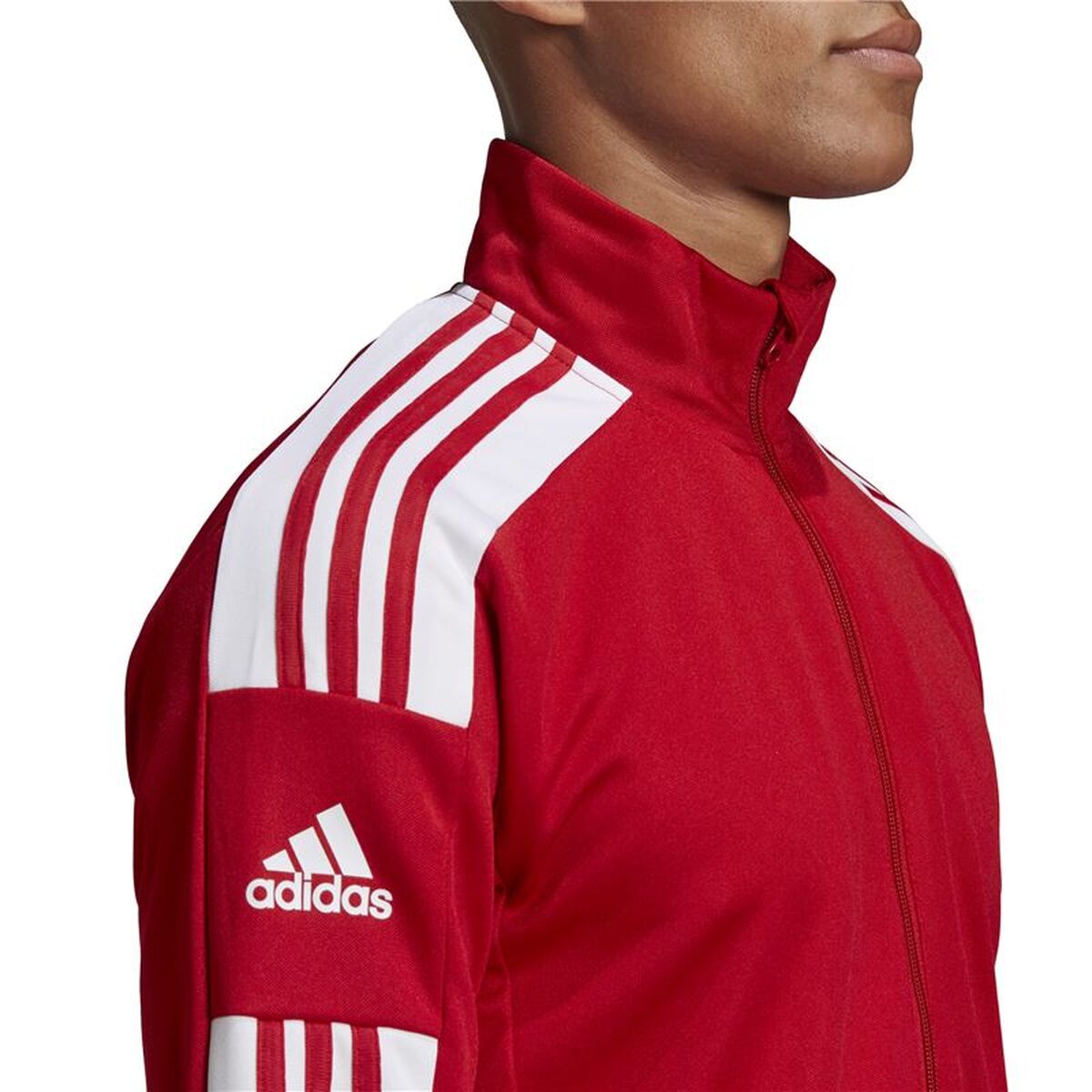 Men’s Sports Jacket Adidas Sq21 Tr Red Football