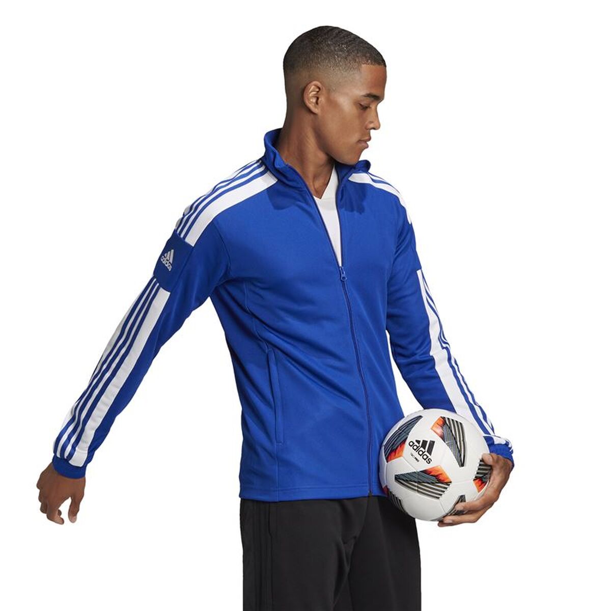 Men’s Sports Jacket Adidas Sq21 Tr Blue Football