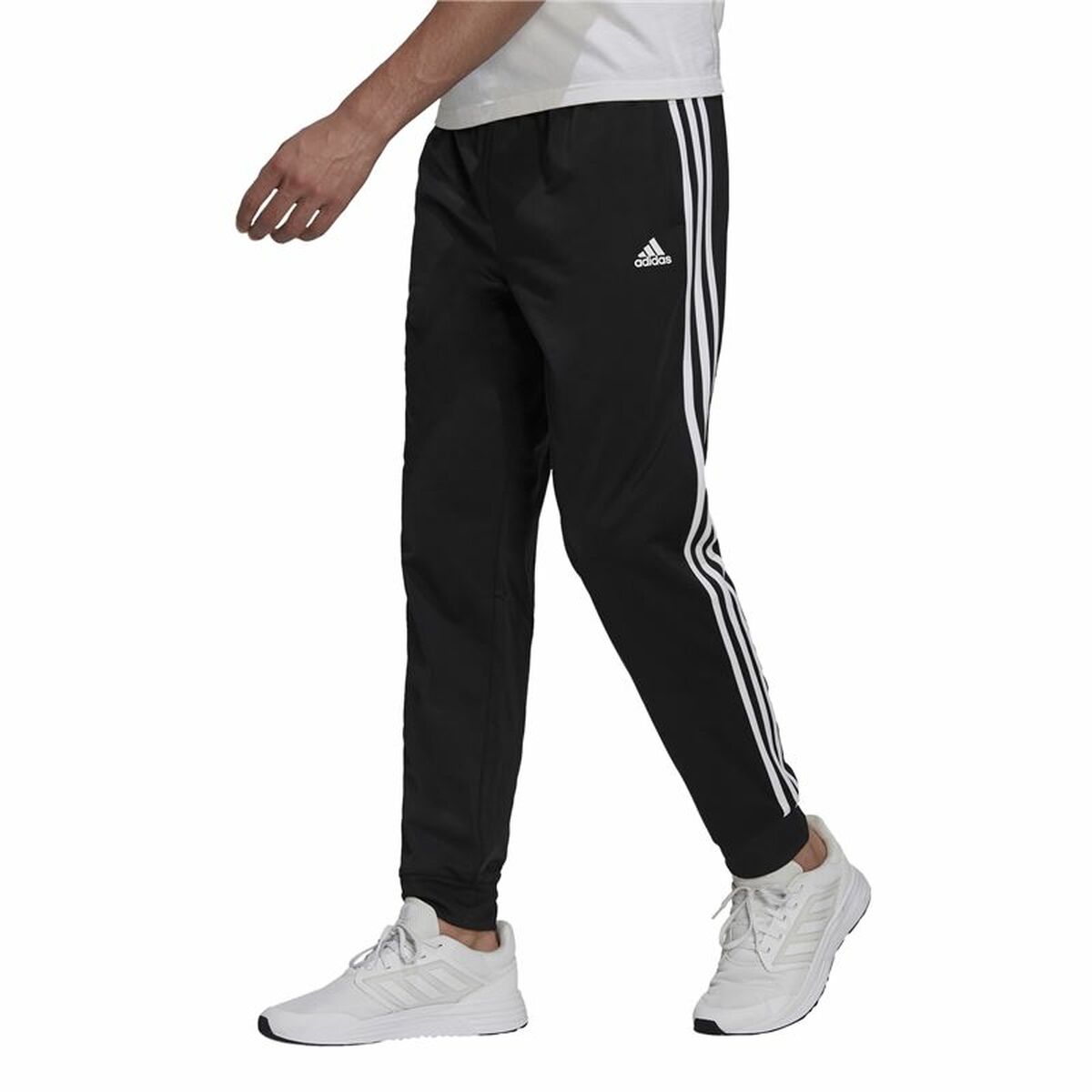 Image secondaire de Pantalon de sport long Adidas 3S Jog Tp Tri Noir Homme