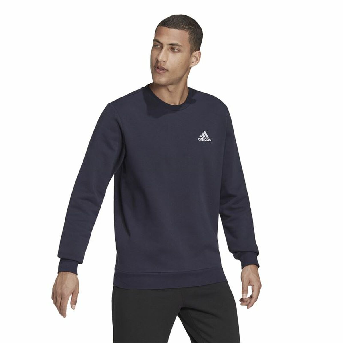 Image secondaire de Sweat sans capuche homme Adidas Feelcozy Noir