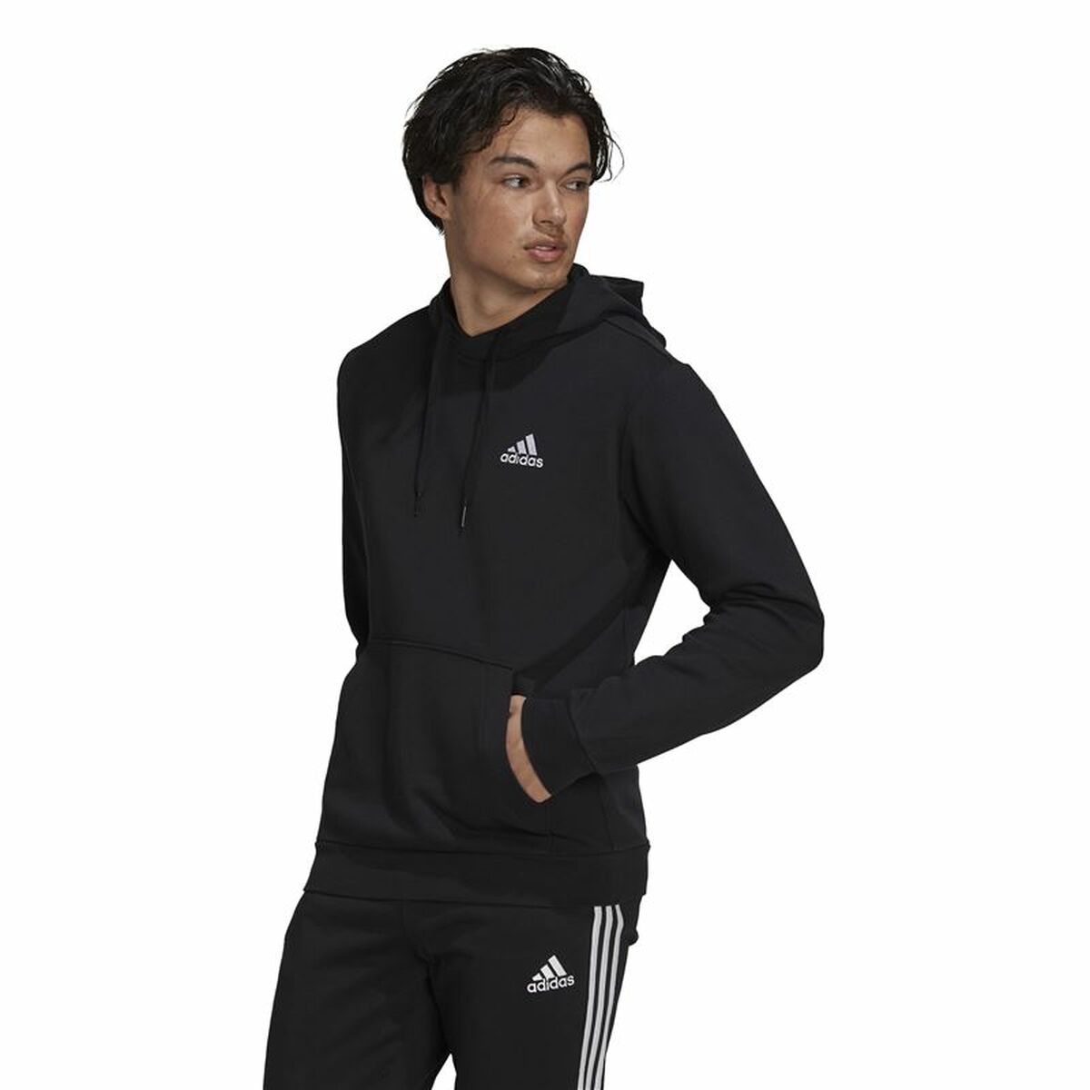 Image secondaire de Sweat à capuche homme Adidas M Feelcozy Hd Noir 3XL