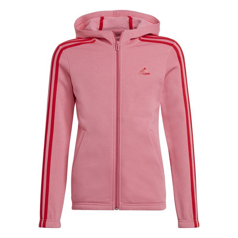 Children's Sports Jacket Adidas  Essentials Full-Zip Pink