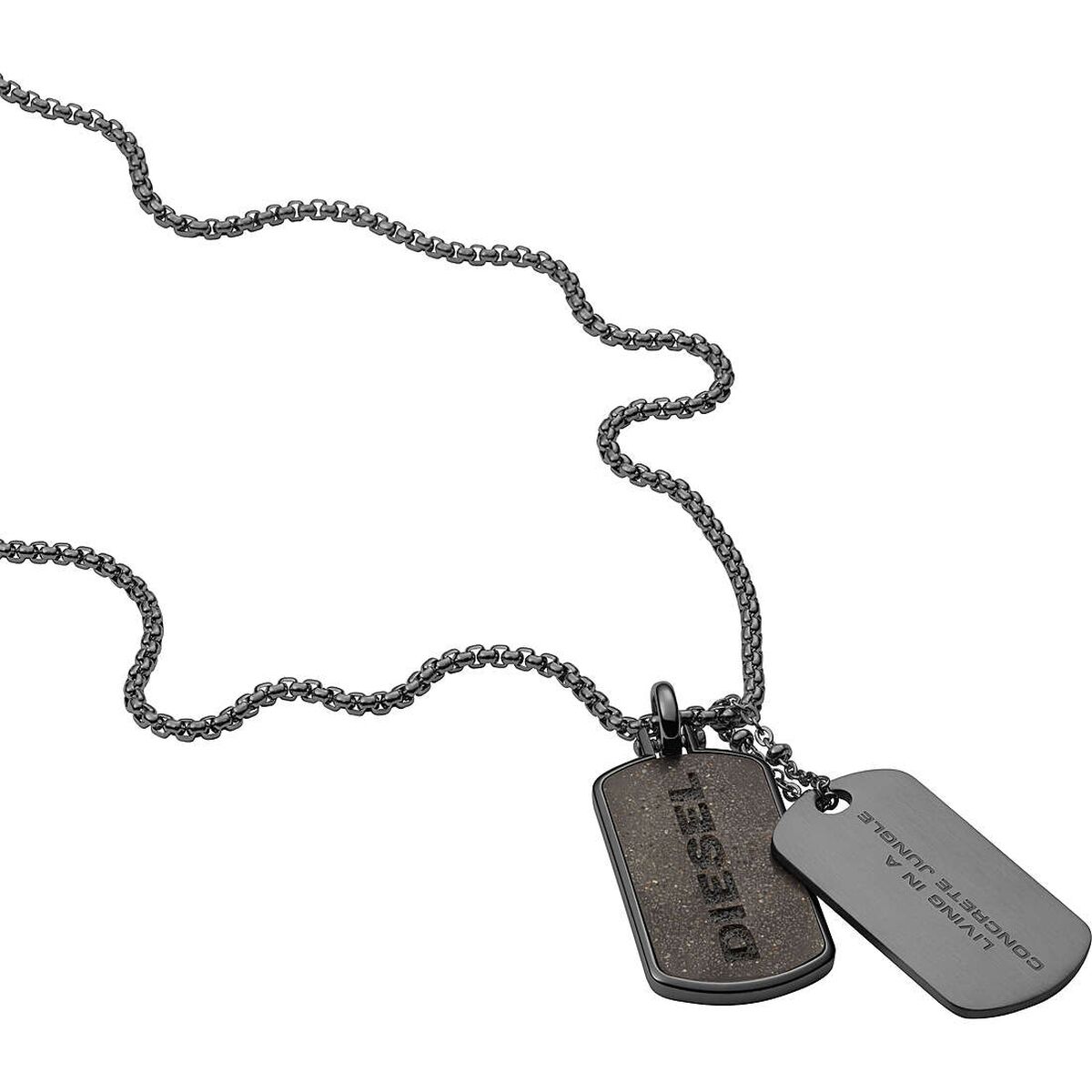Collier Homme Diesel DOUBLE DOGTAGS