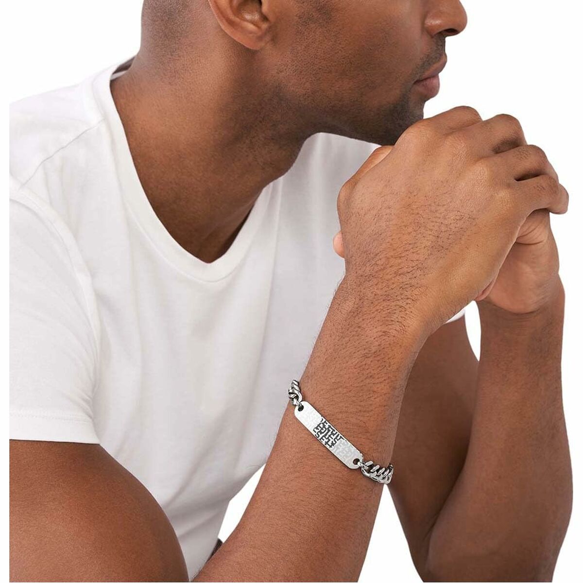 Image secondaire de Bracelet Homme Diesel DX1429931 Argenté