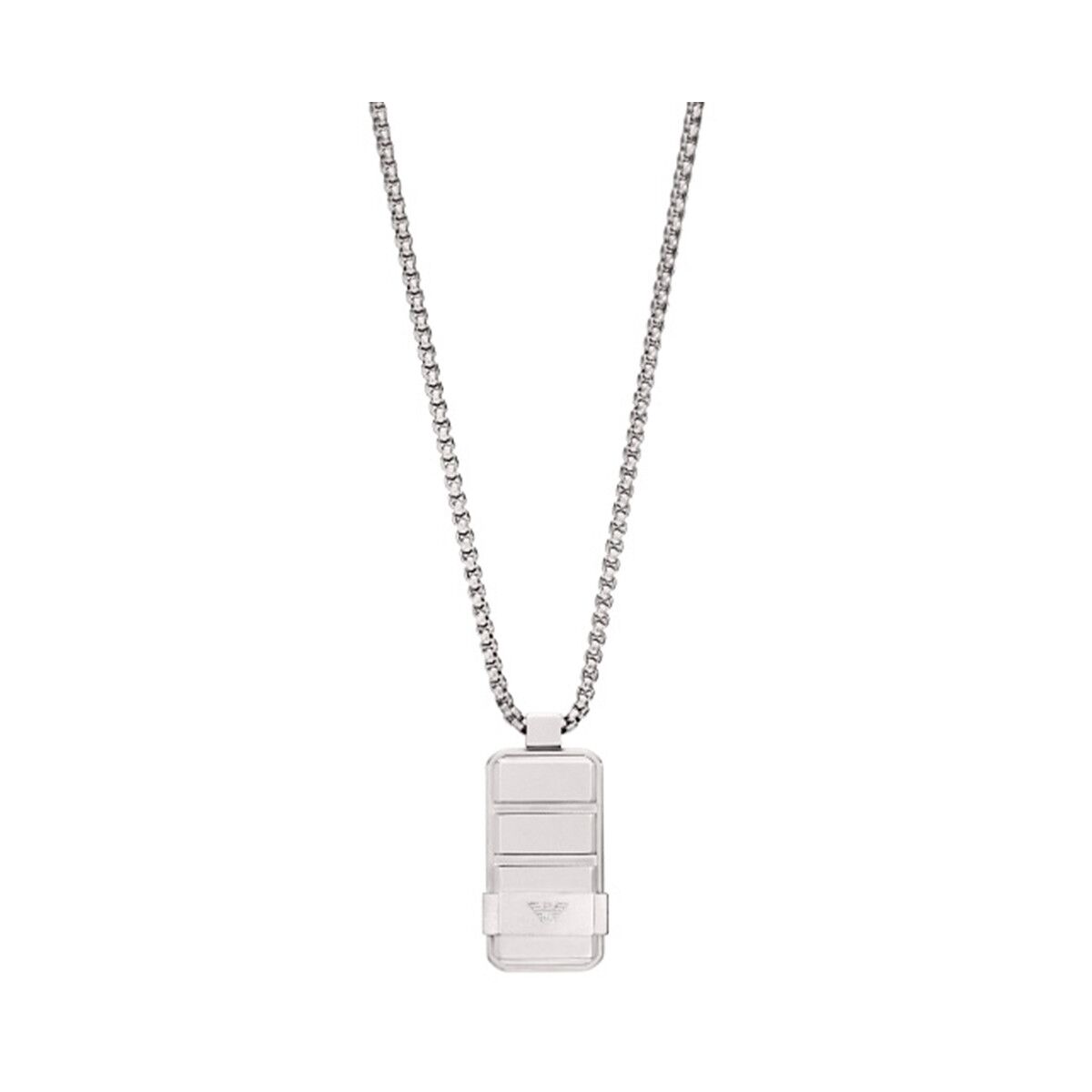 Ketting Heren Emporio Armani EGS3078040 Zilverkleurig