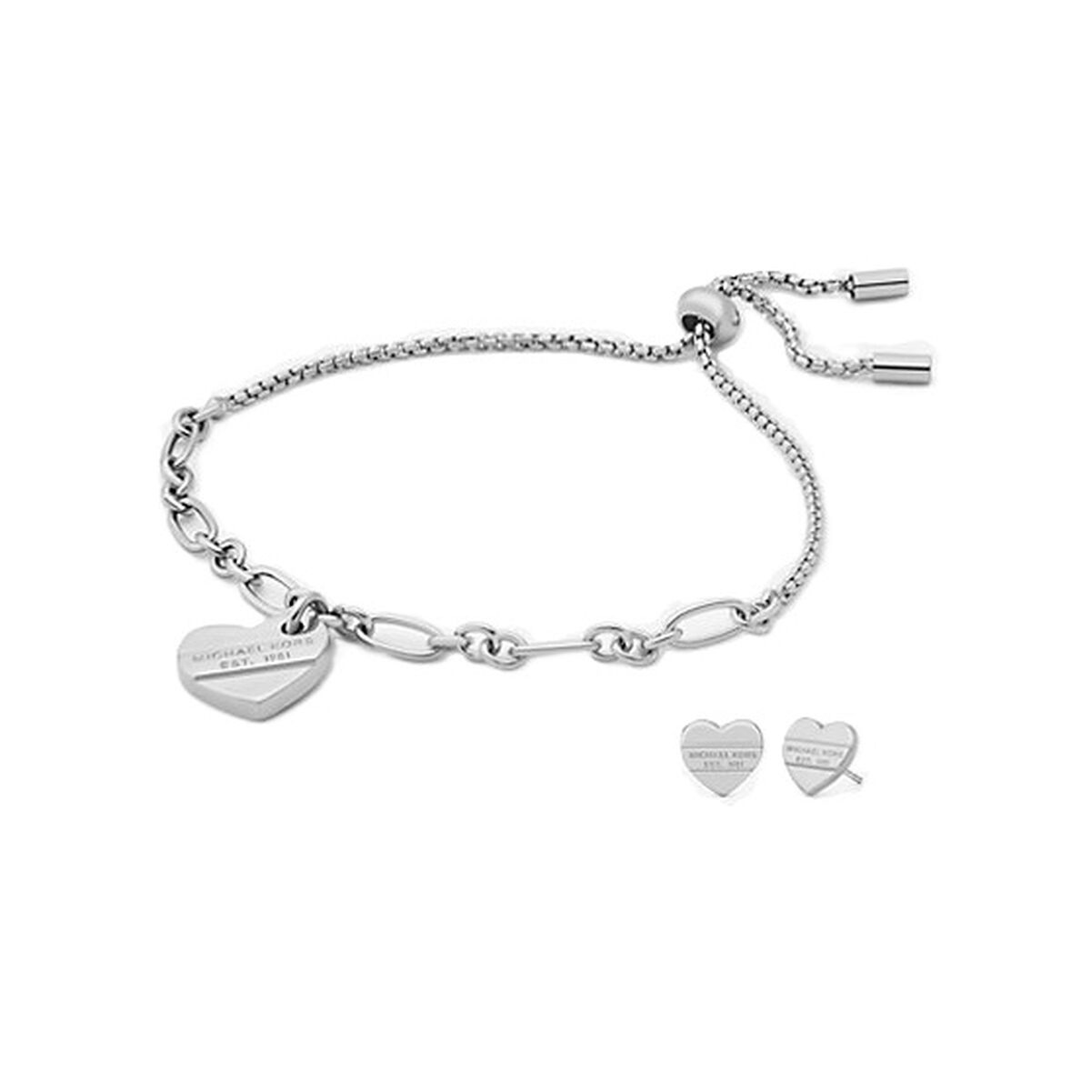 Ensemble Bracelet et Boucles d'oreilles Michael Kors OUTLET SPECIAL PACK BRACELET + EARRINGS Argenté