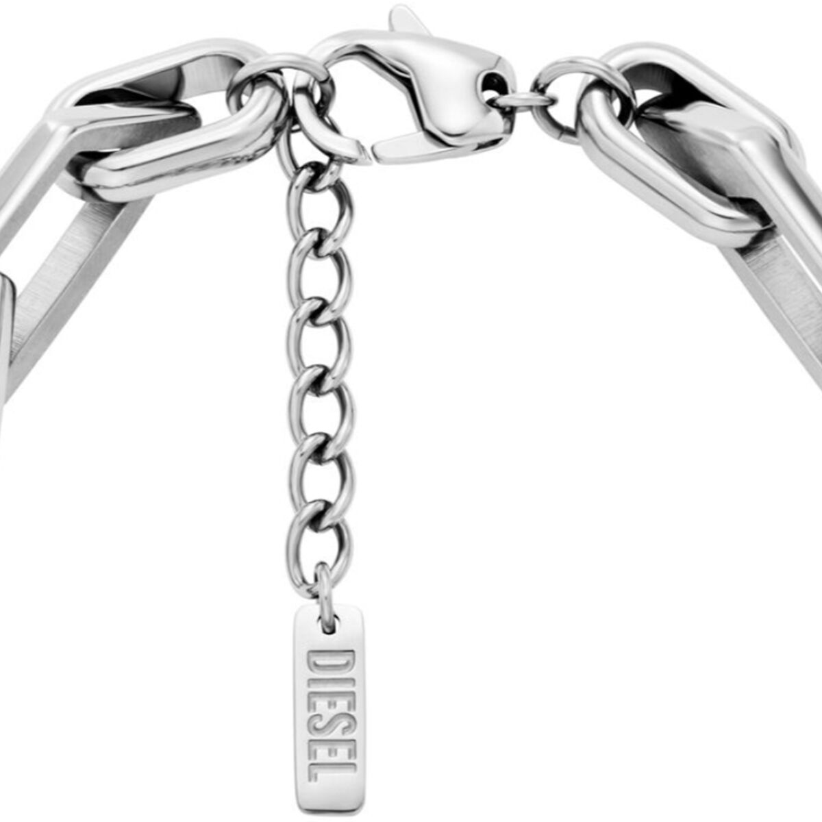 Armband Heren Diesel DX1577040 Roestvrij staal Zilverkleurig