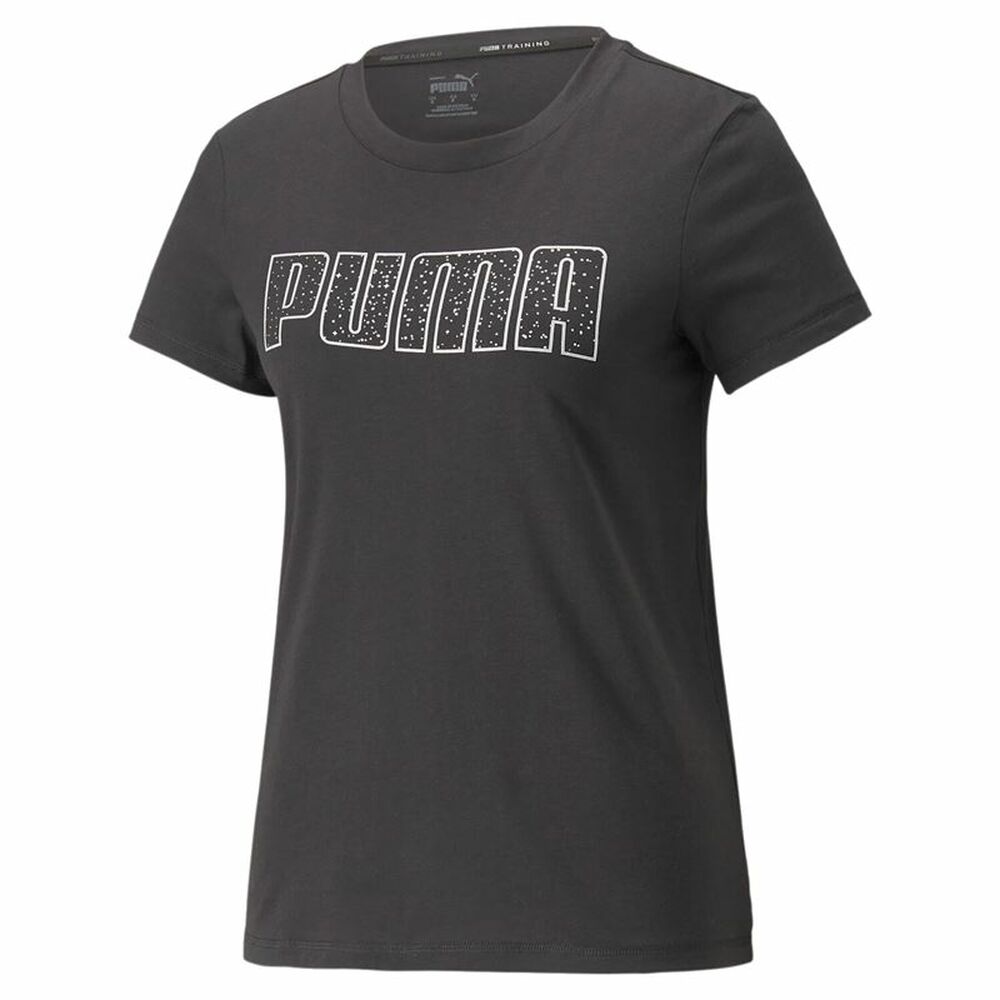 Women’s Short Sleeve T-Shirt Puma Stardust Crystalline Black