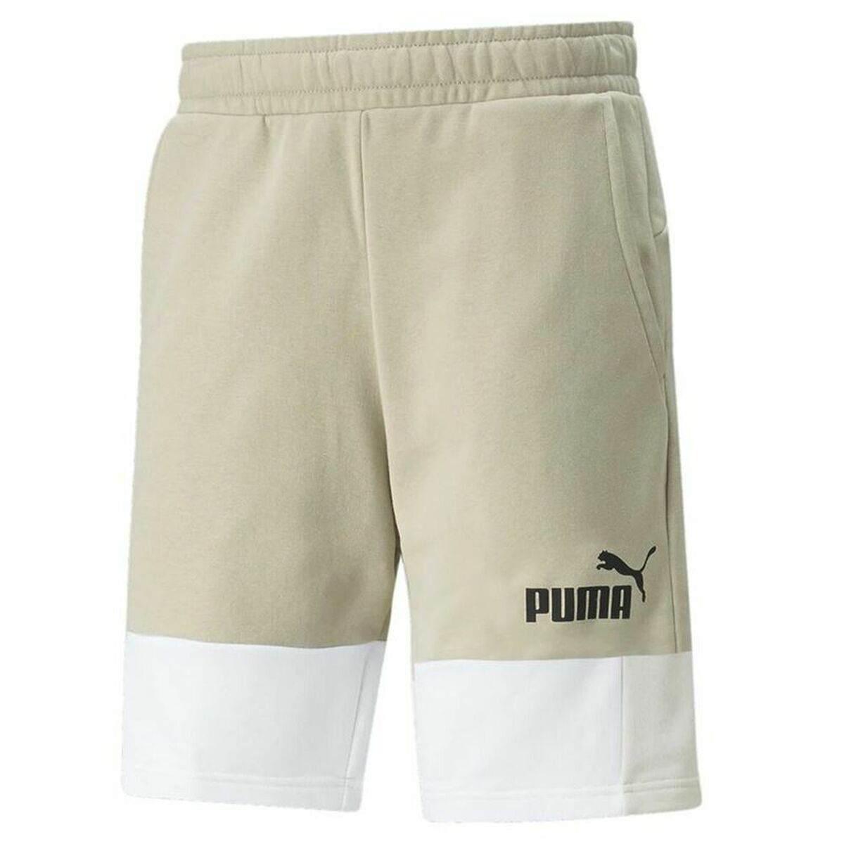 Pantalones Cortos Deportivos para Hombre Puma Essential+ Block Beige Hombre