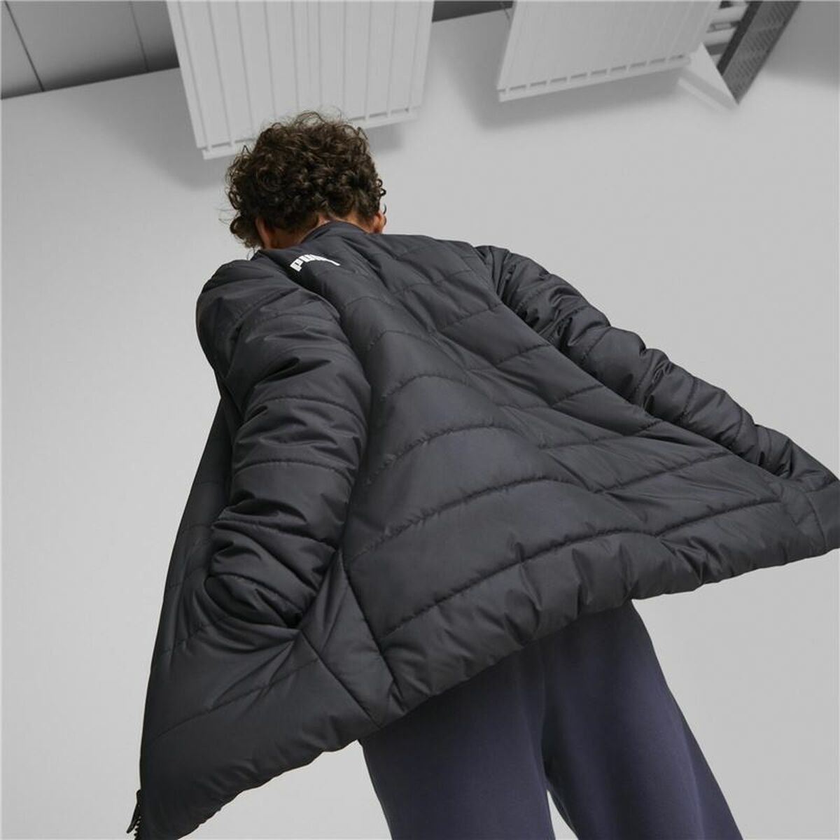 Children’s Sports Jacket Puma Essentials Padded Black