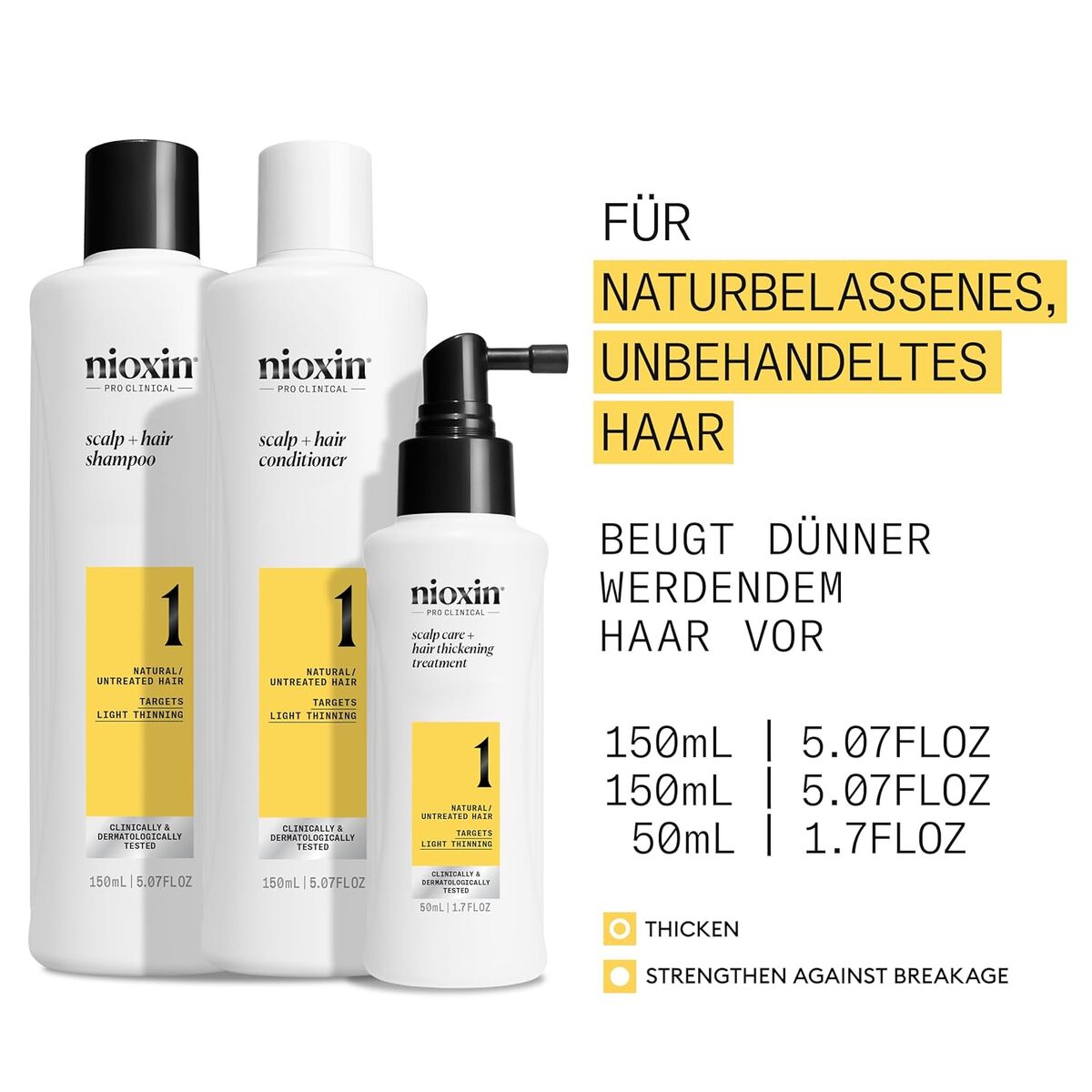 Anti-Haarverlies Kuur Nioxin Trial Kit System 1 3 Onderdelen