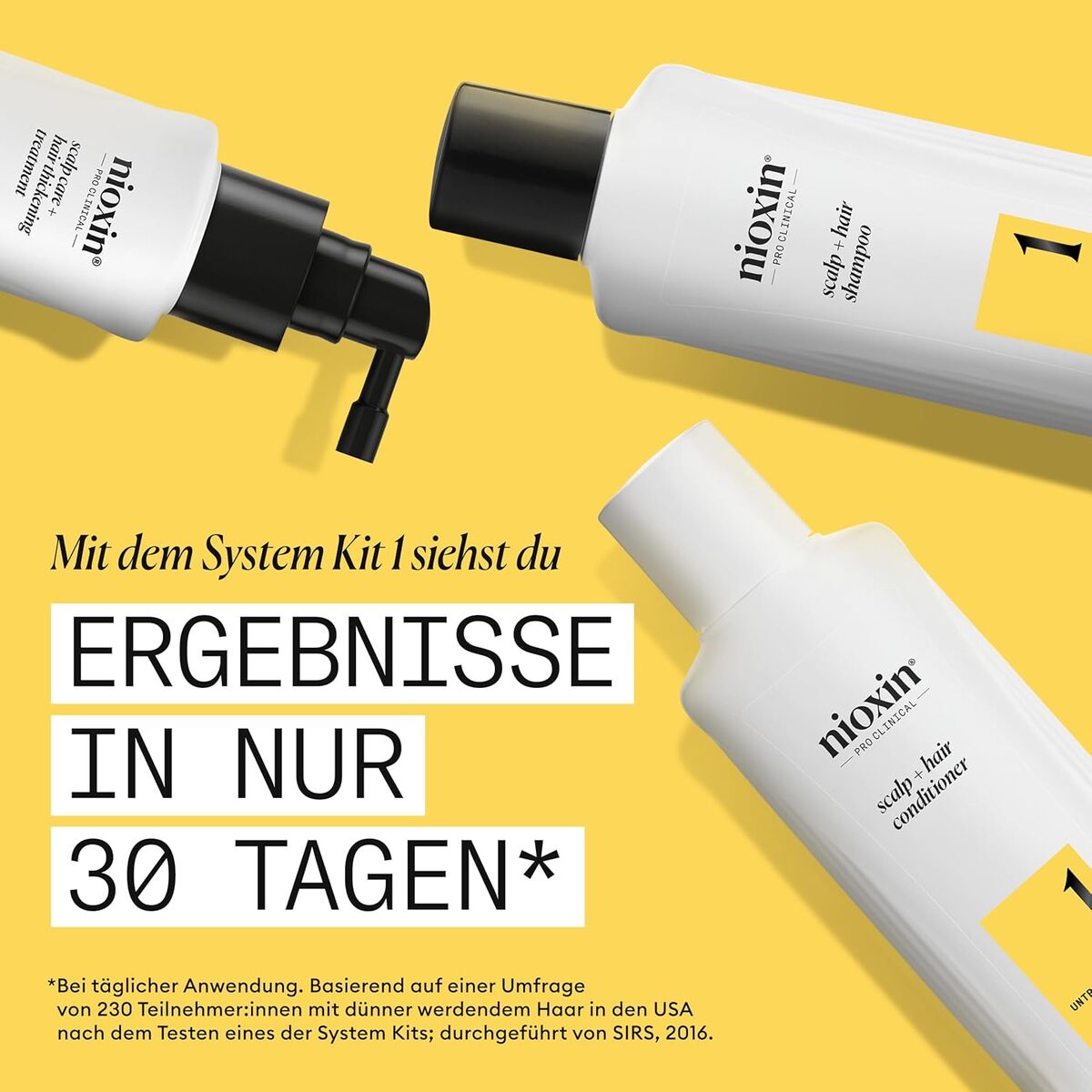 Anti-Haarverlies Kuur Nioxin Trial Kit System 1 3 Onderdelen