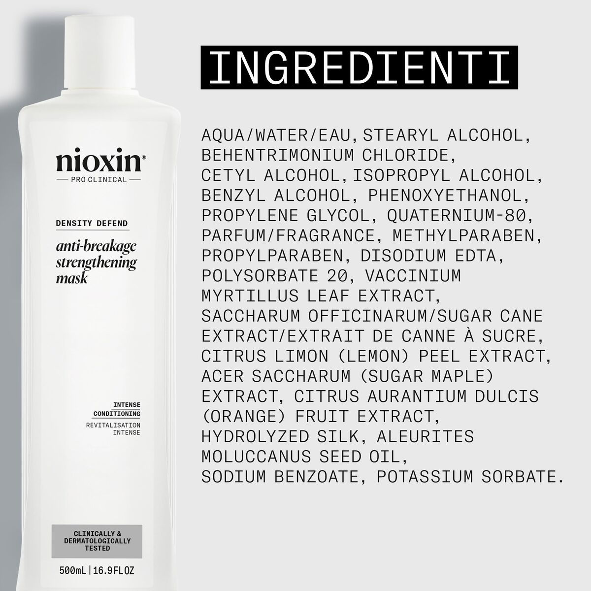 Haarmasker Nioxin 500 ml