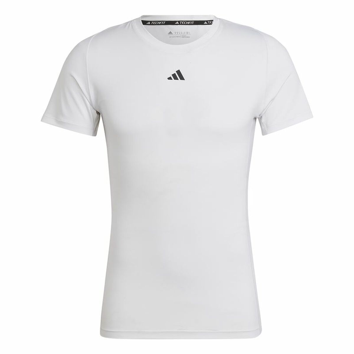 T-shirt à manches courtes homme Adidas Techfit Training Blanc