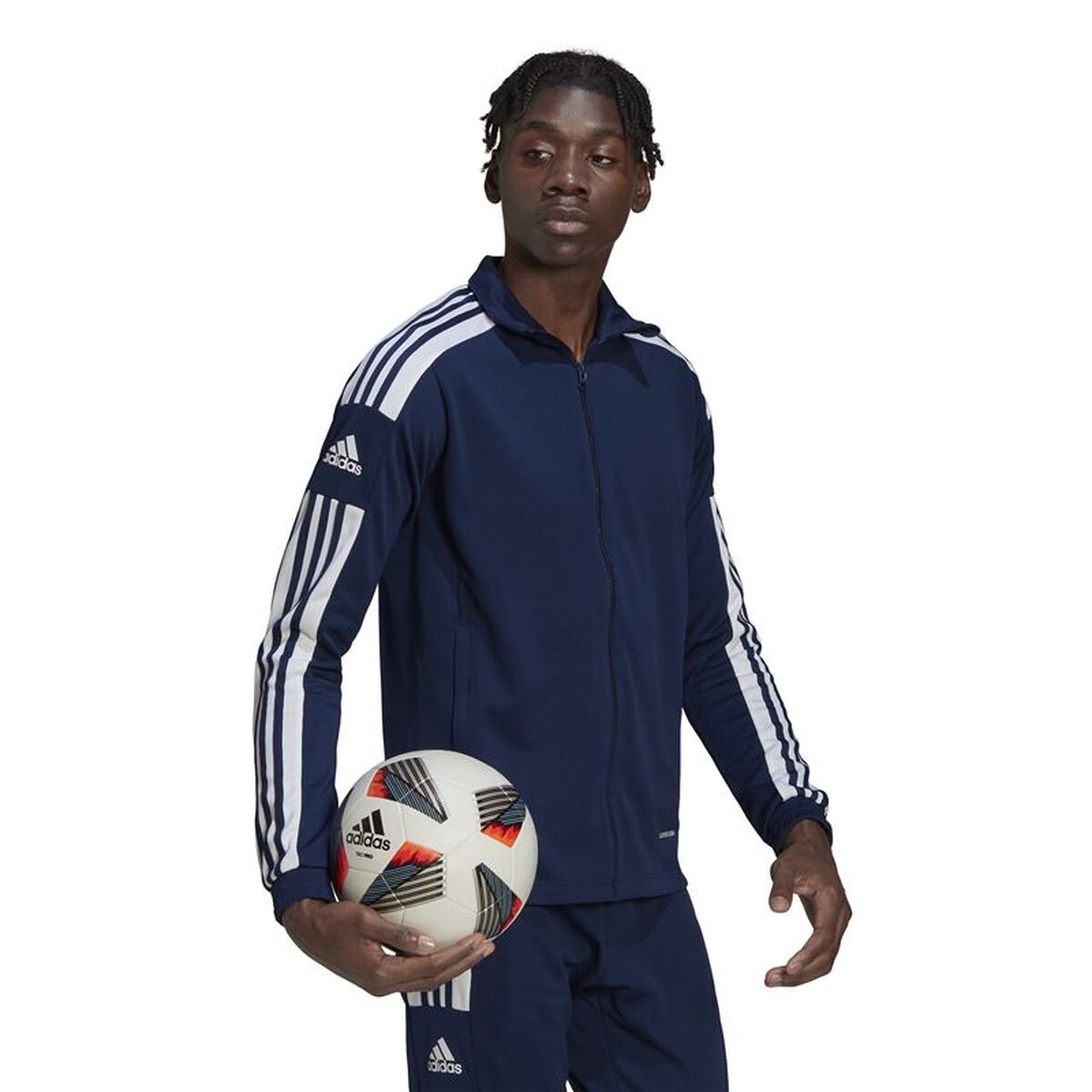 Men’s Sports Jacket Adidas Sq21 Tr Blue Football