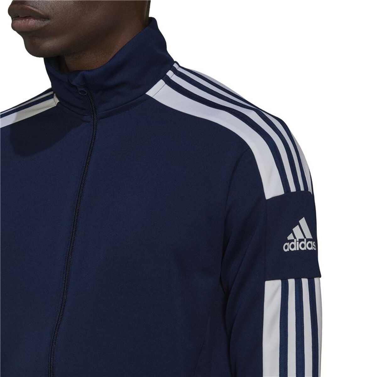 Men’s Sports Jacket Adidas Sq21 Tr Blue Football