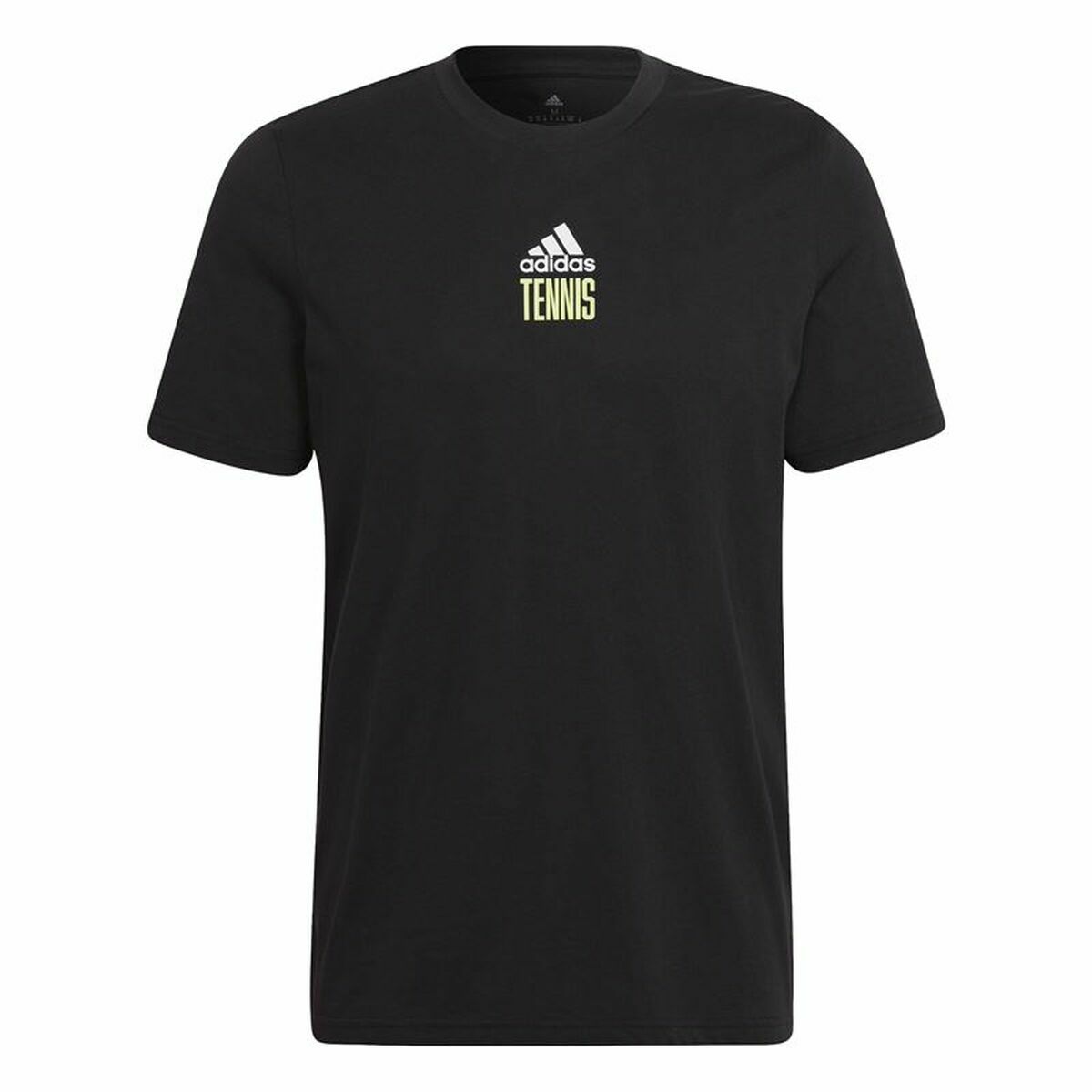 T-shirt à manches courtes homme Adidas Aeroready Paris Graphic Tennis Noir