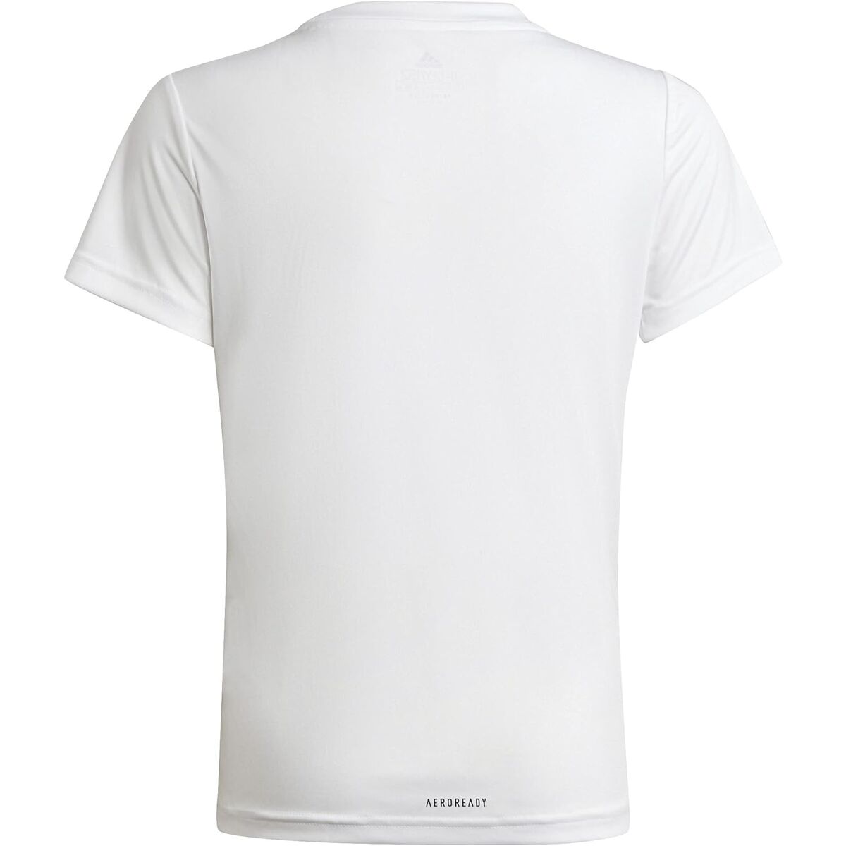 T-Shirt met Korte Mouwen voor kinderen Adidas Wit