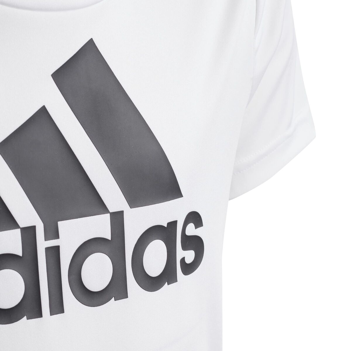 T-Shirt met Korte Mouwen voor kinderen Adidas Wit