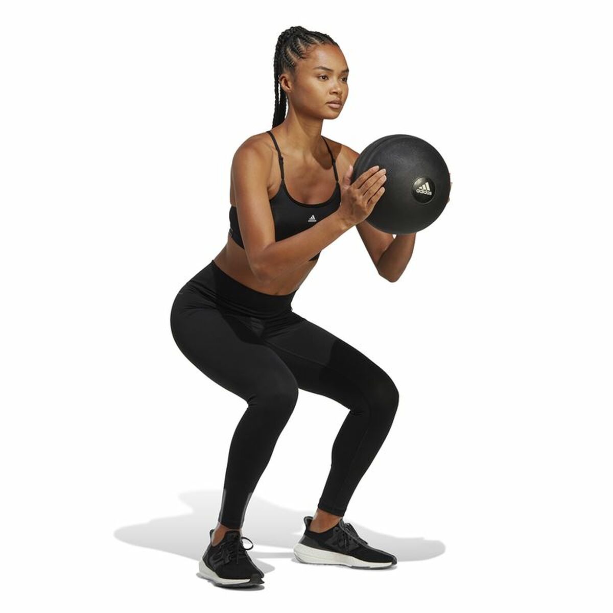 Sportleggings voor Dames Adidas Essentials Te 78 Tig Zwart