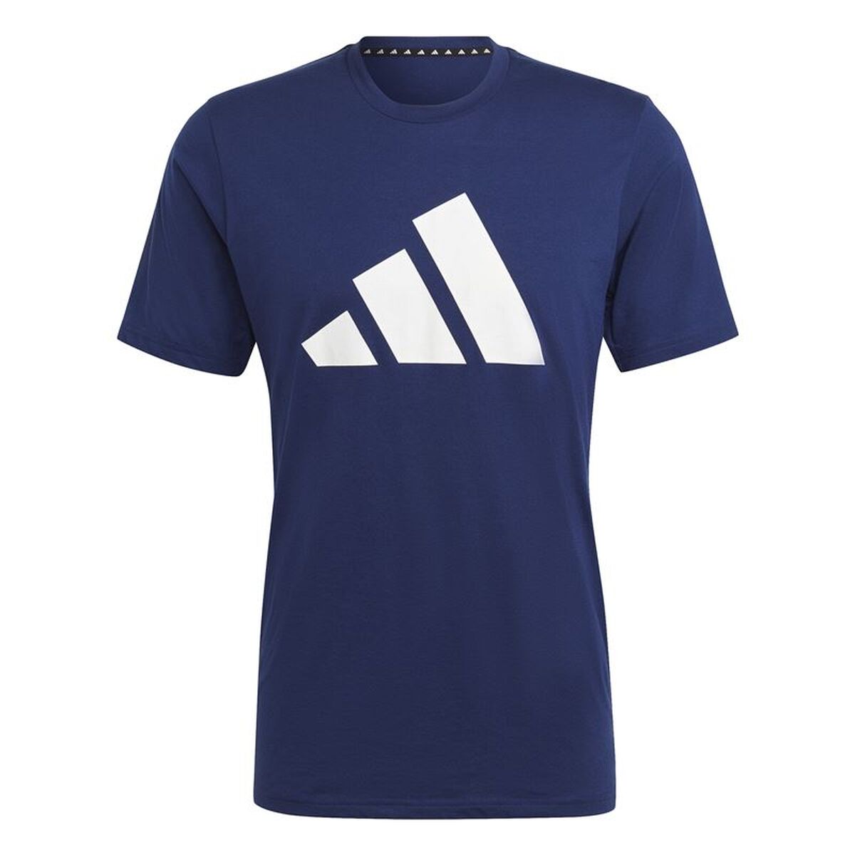 Heren-T-Shirt met Korte Mouwen Adidas Training Essentials Feel Ready Donkerblauw