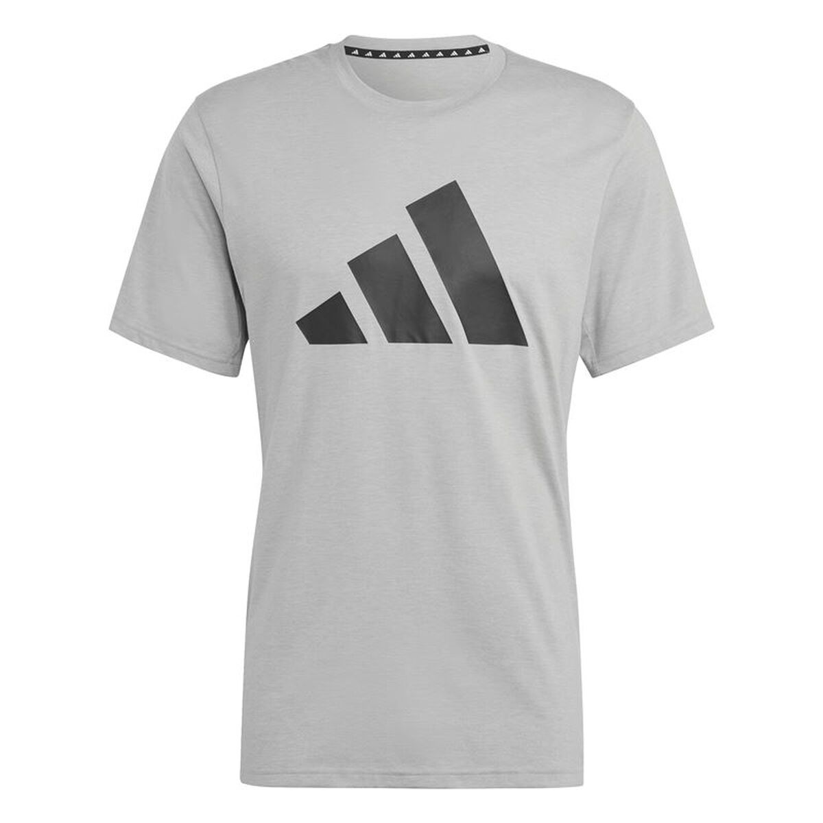 Sport T-shirt Korte Mouwen Adidas Essentials Tr-Es Fr Logo Lichtgrijs