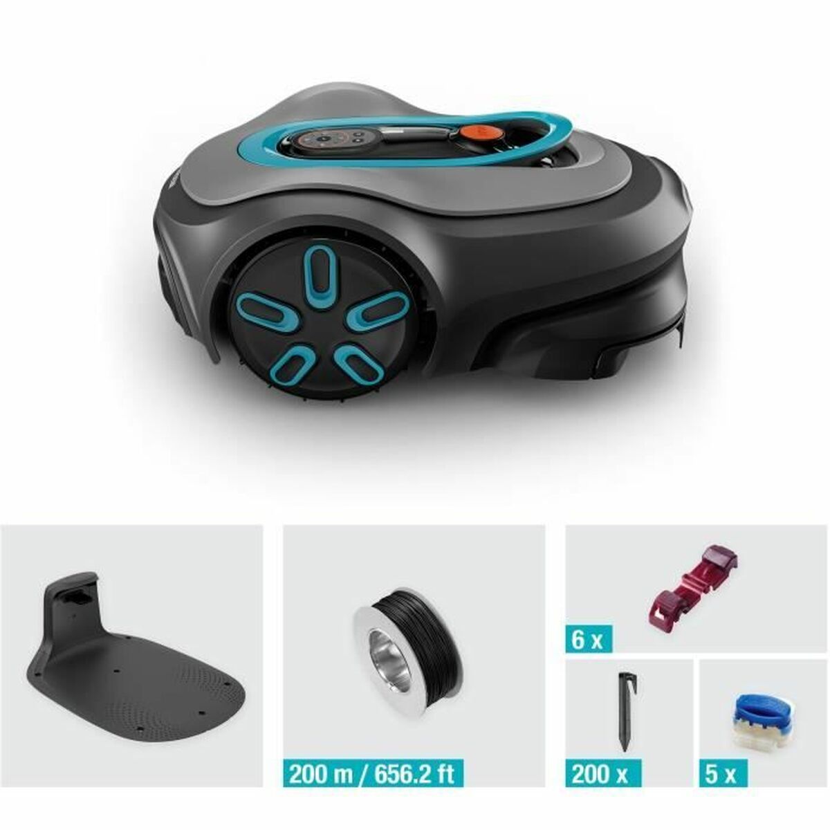 Robotmaaier Gardena Smart SILENO max 1200 M² 100 m 1000 m² 250 m 180 m 800 m² 220 m 750 m² 1800 M²