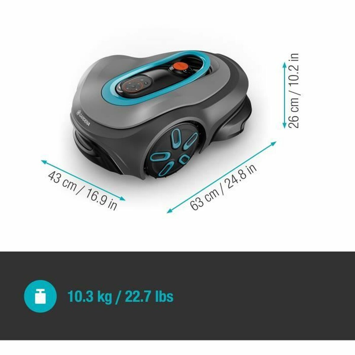 Robotmaaier Gardena Smart SILENO max 1200 M² 100 m 1000 m² 250 m 180 m 800 m² 220 m 750 m² 1800 M²
