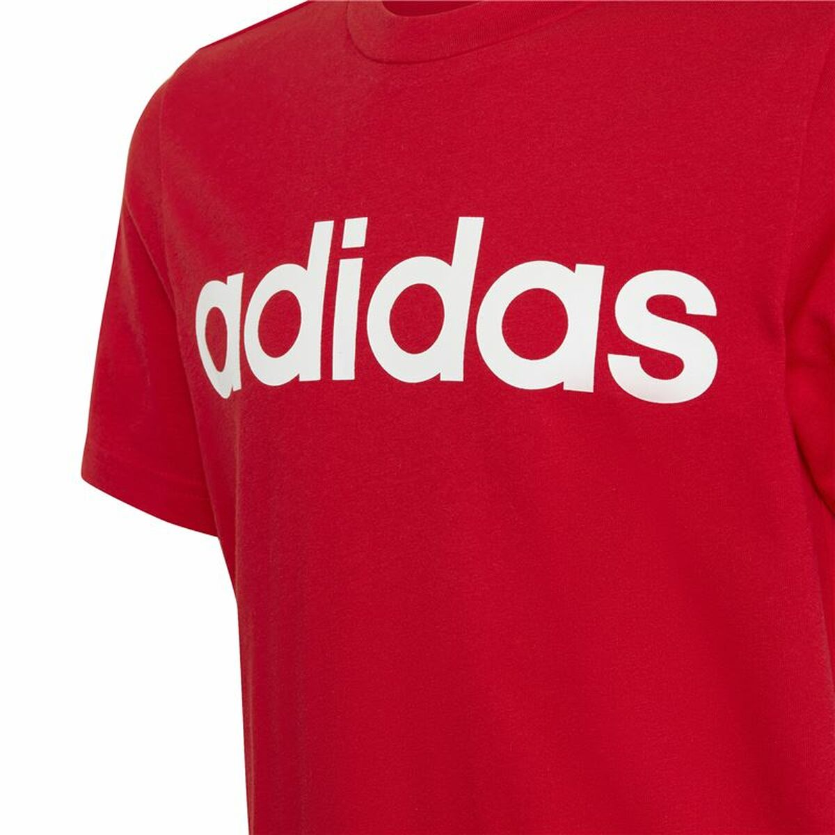 Child’s Short Sleeve T-Shirt Adidas Lin Roja