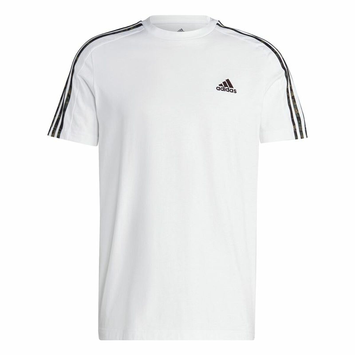 T-shirt à manches courtes homme Adidas Essentials Single 3S Blanc