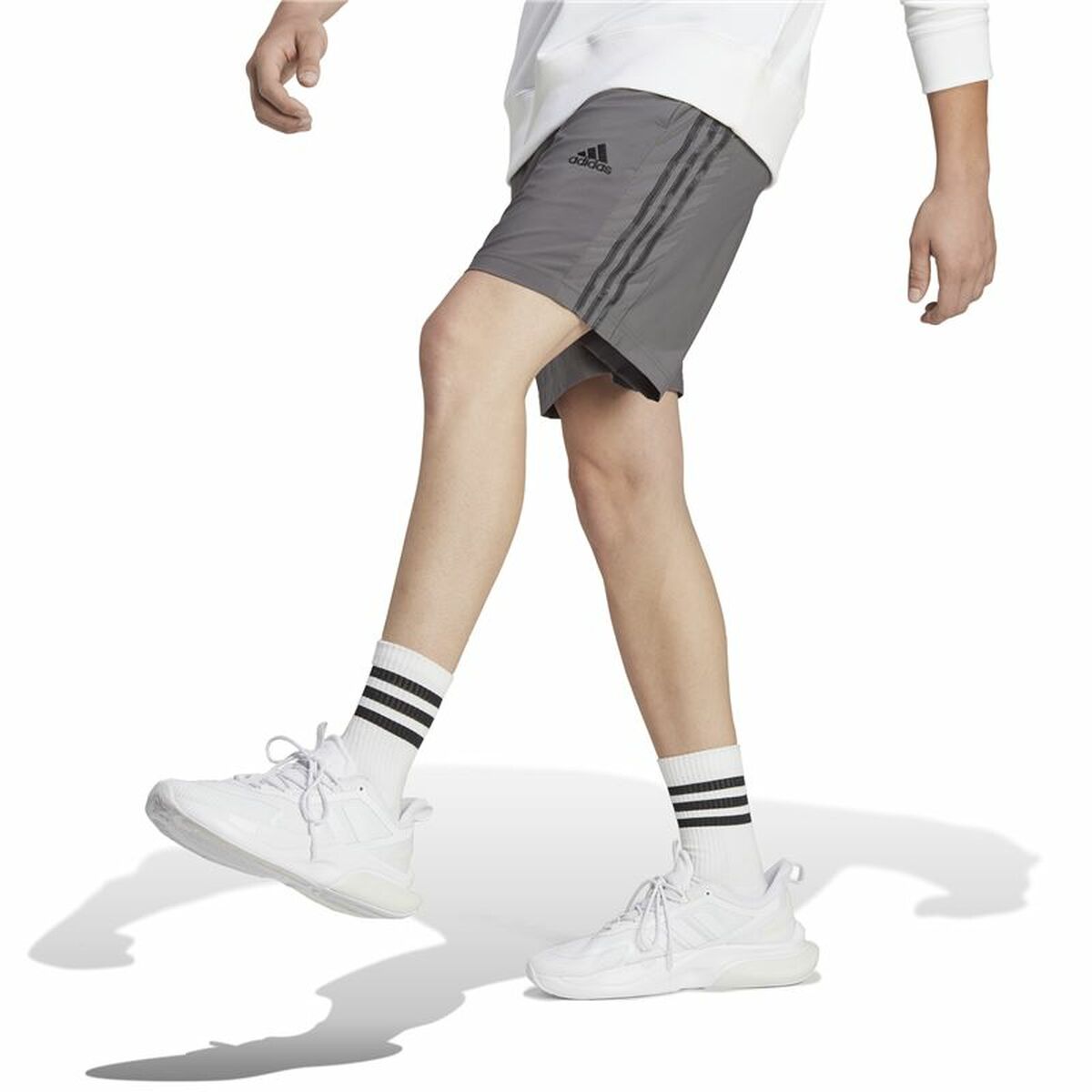 Image secondaire de Shorts pour Hommes Adidas Aeroready Essentials 3S Chelsea Gris foncé (3XL)