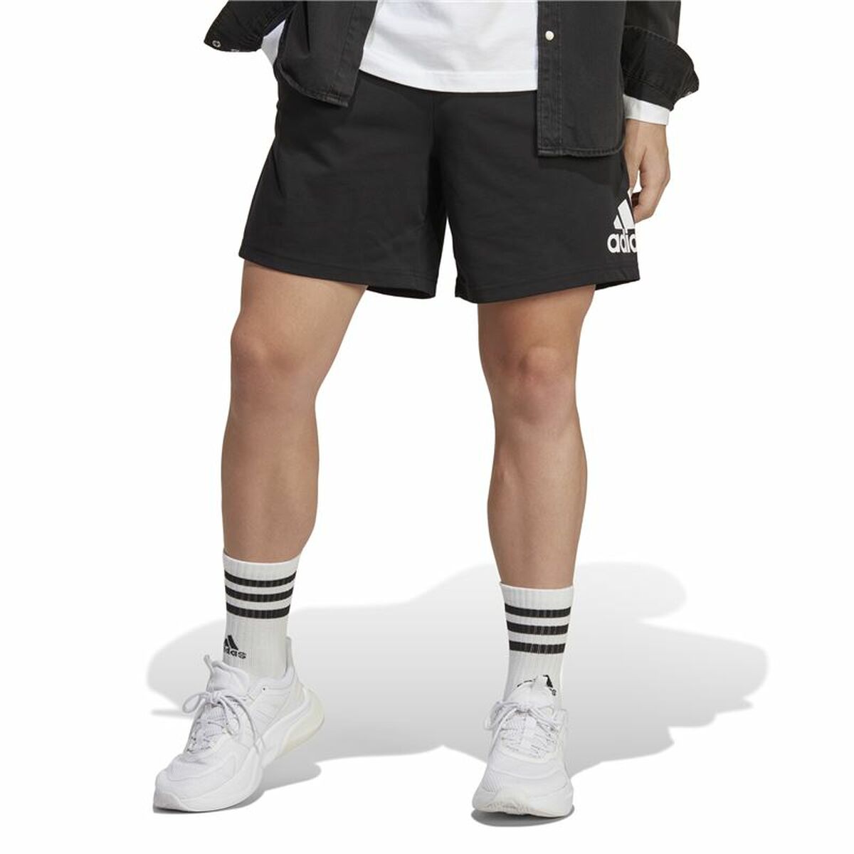 Image secondaire de Short de Sport Adidas Essentials Logo Noir