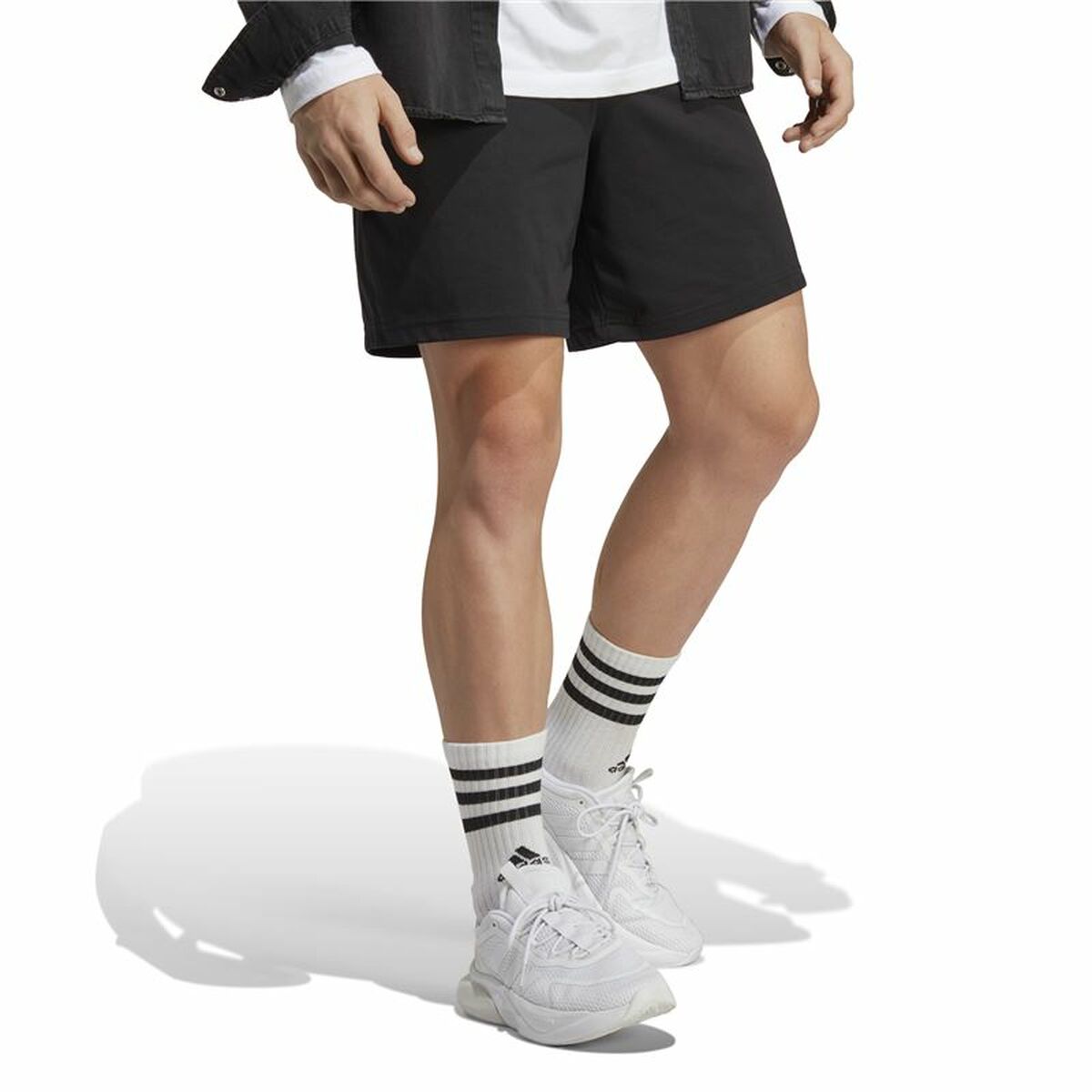 Sportbroek Adidas Essentials Logo Zwart