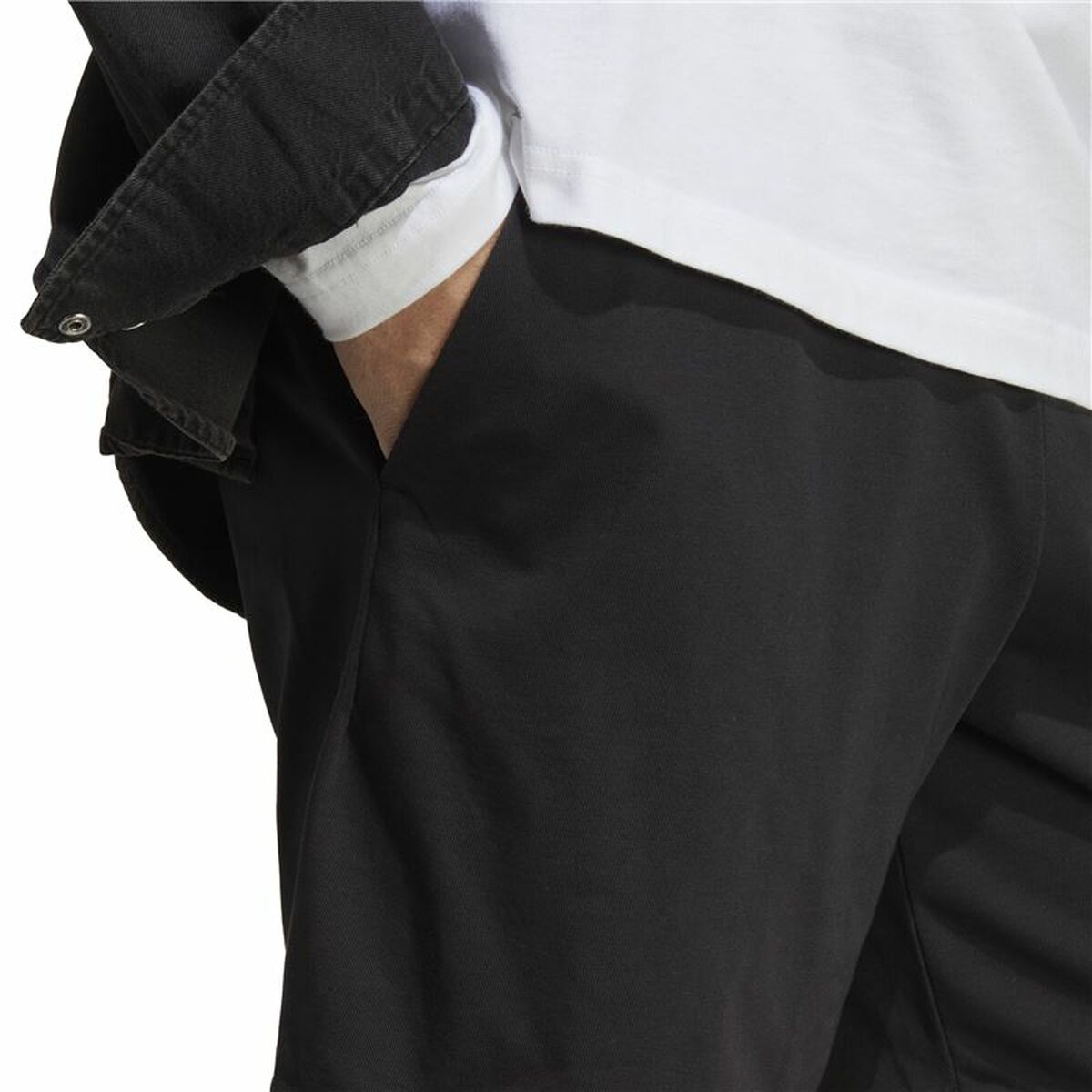 Sportbroek Adidas Essentials Logo Zwart