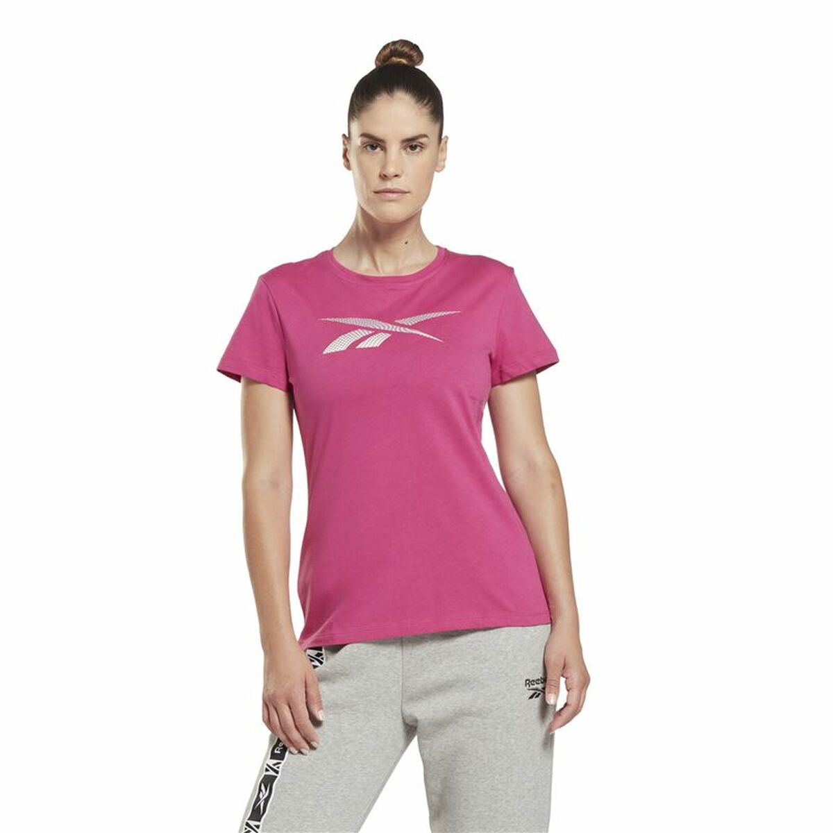 T-shirt à manches courtes femme Reebok  Doorbuster Graphic Rose