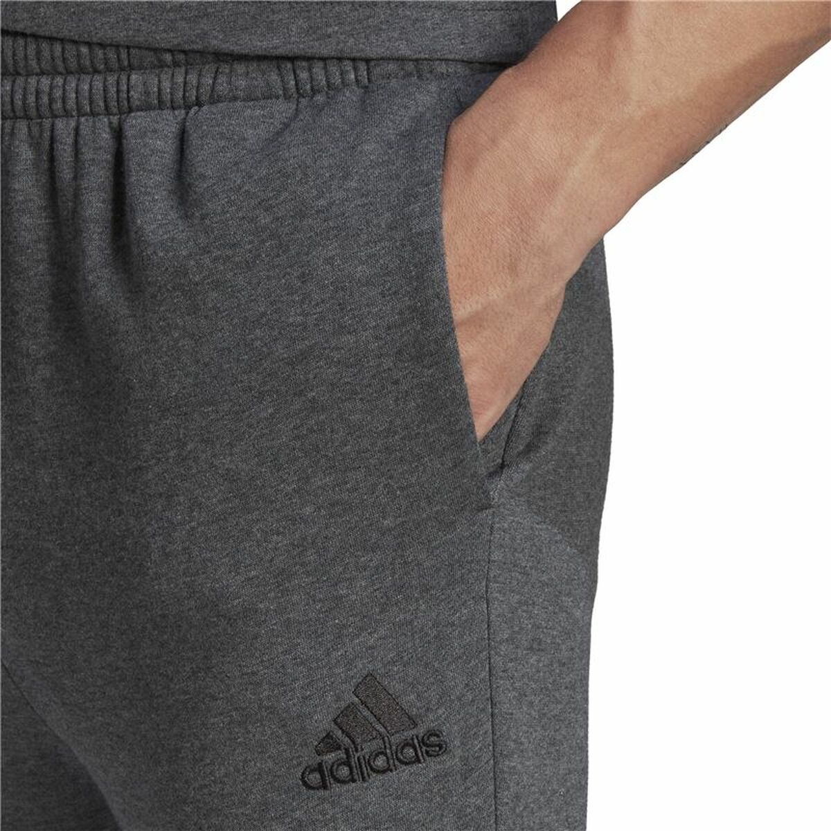 Image secondaire de Pantalon de sport long Adidas Essentials Regular Tapered Gris foncé