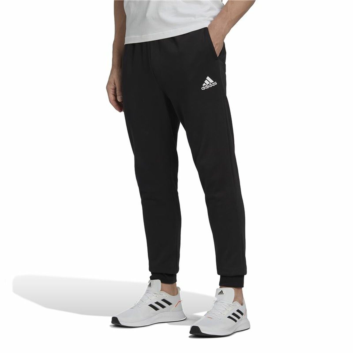 Image secondaire de Pantalon de sport long Adidas Essentials Noir Homme