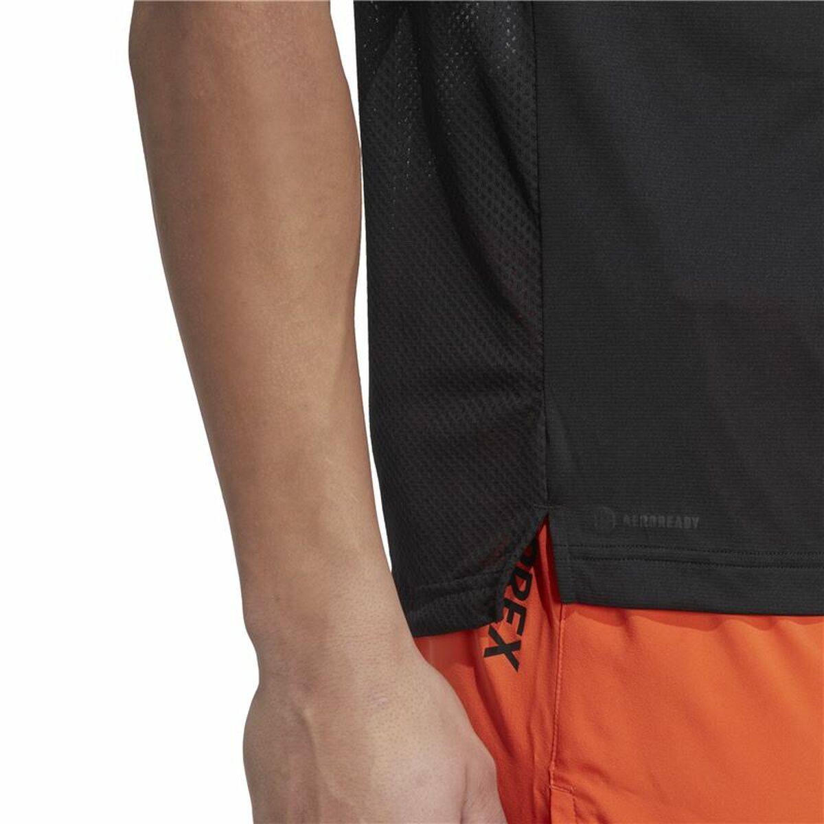 Menâs Short Sleeve T-Shirt Adidas Agr Shirt Black