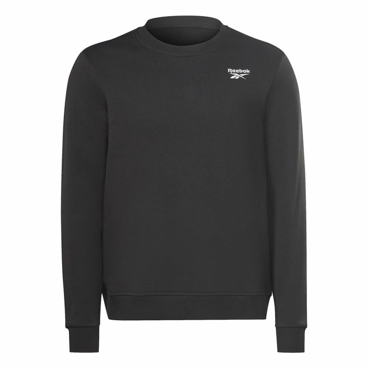 Sweat sans capuche homme Reebok Identity Left Chest Logo Crew Noir M