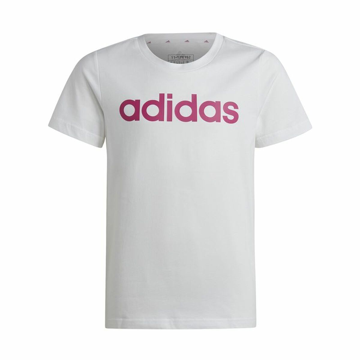 T shirt à manches courtes Enfant Adidas Essentials Blanc