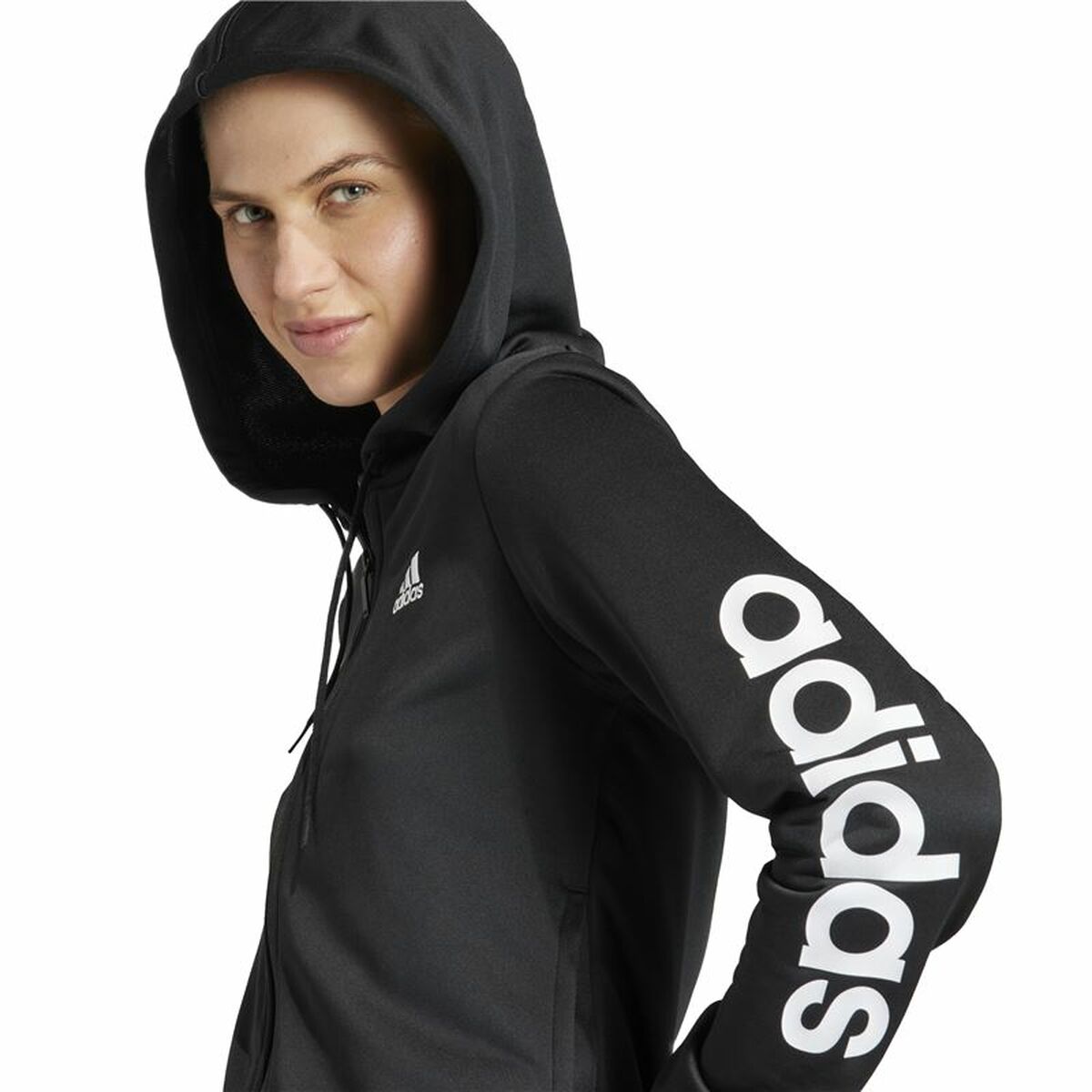 Women’s Tracksuit Adidas Linear Black